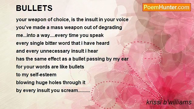 krissi b'williams - BULLETS