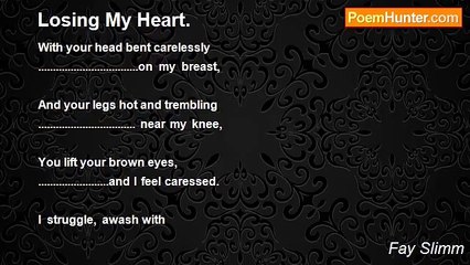 Fay Slimm - Losing My Heart.