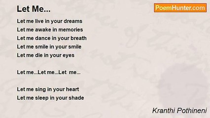 Kranthi Pothineni - Let Me...