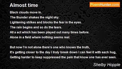 Shelby Hopple - Almost time