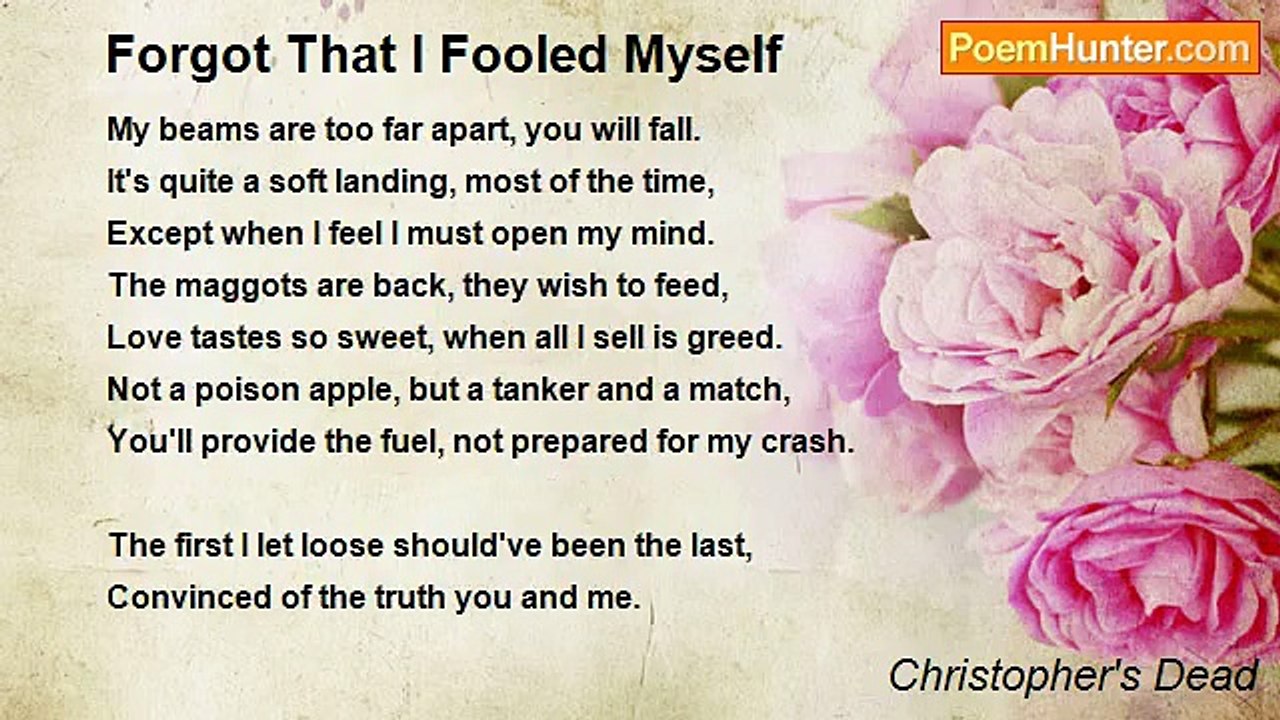 Christopher's Dead - Forgot That I Fooled Myself