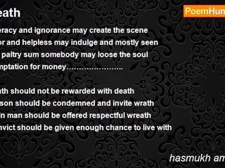 hasmukh amathalal - Death