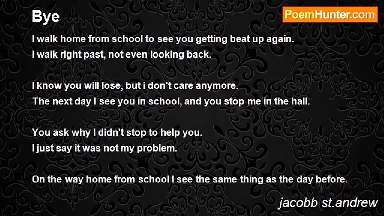 jacobb st.andrew - Bye
