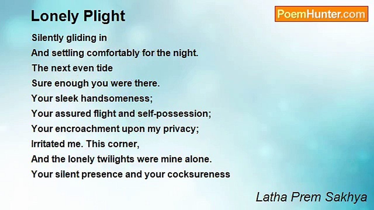 Latha Prem Sakhya - Lonely Plight