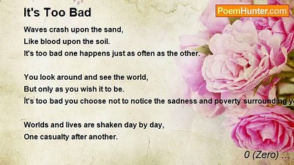 0 (Zero) ... - It's Too Bad