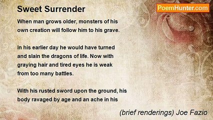 (brief renderings) Joe Fazio - Sweet Surrender