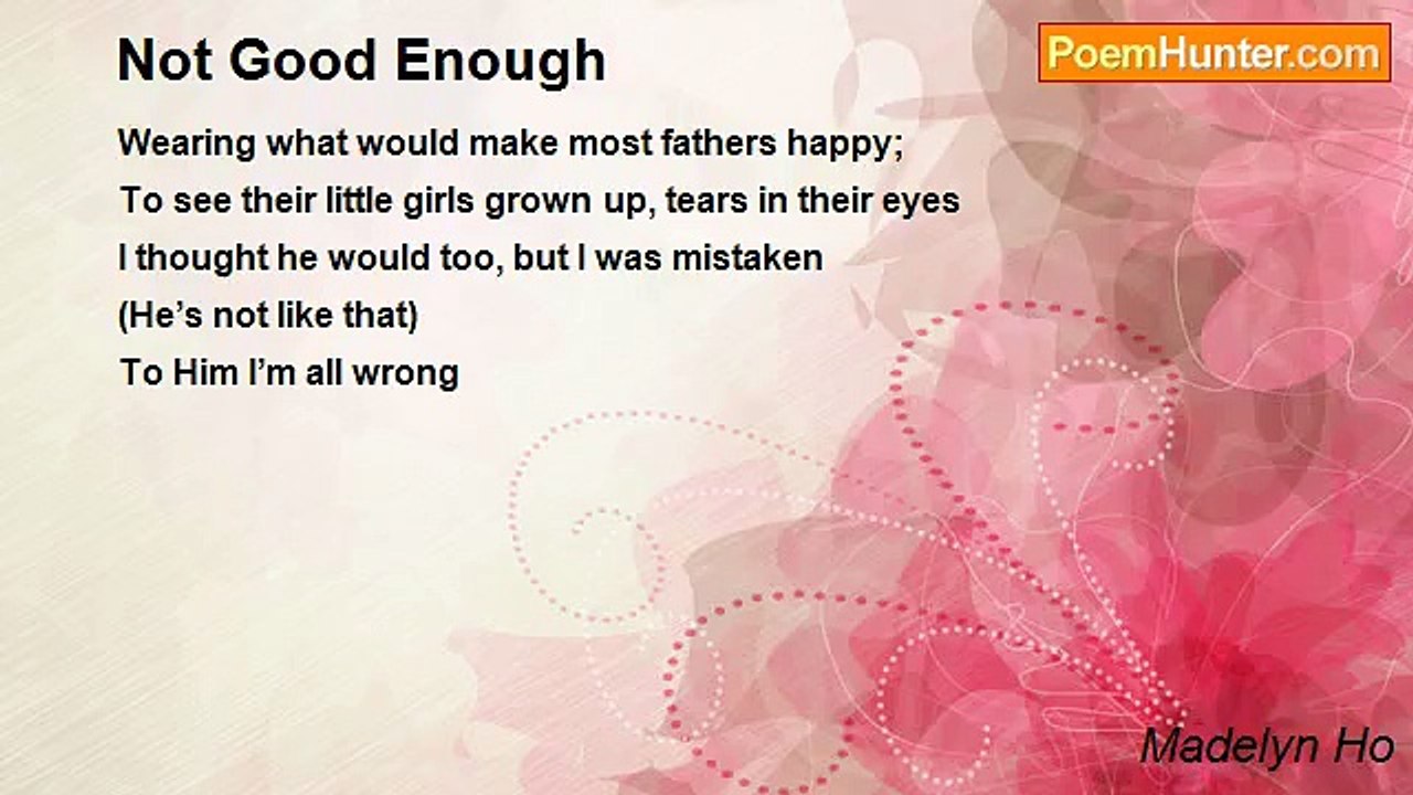 Madelyn Ho - Not Good Enough