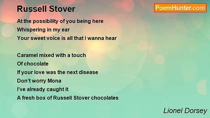 Lionel Dorsey - Russell Stover