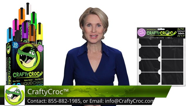 Terrific Five Star Liquid Chalk Markers Review for CraftyCroc™ by Jamie T.