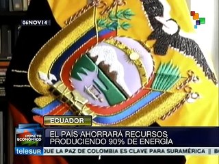Ecuador invests 5 billion dollars in 8 hydroelectric plants