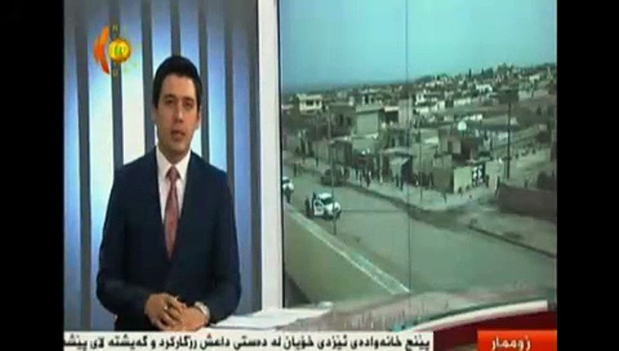 Pênc malbatên Êzidî ji destê daişê rizgar bûne û xwe gihandine Pêşmergeyan, piştî bombarana balafirên hevpeyman. 7 11