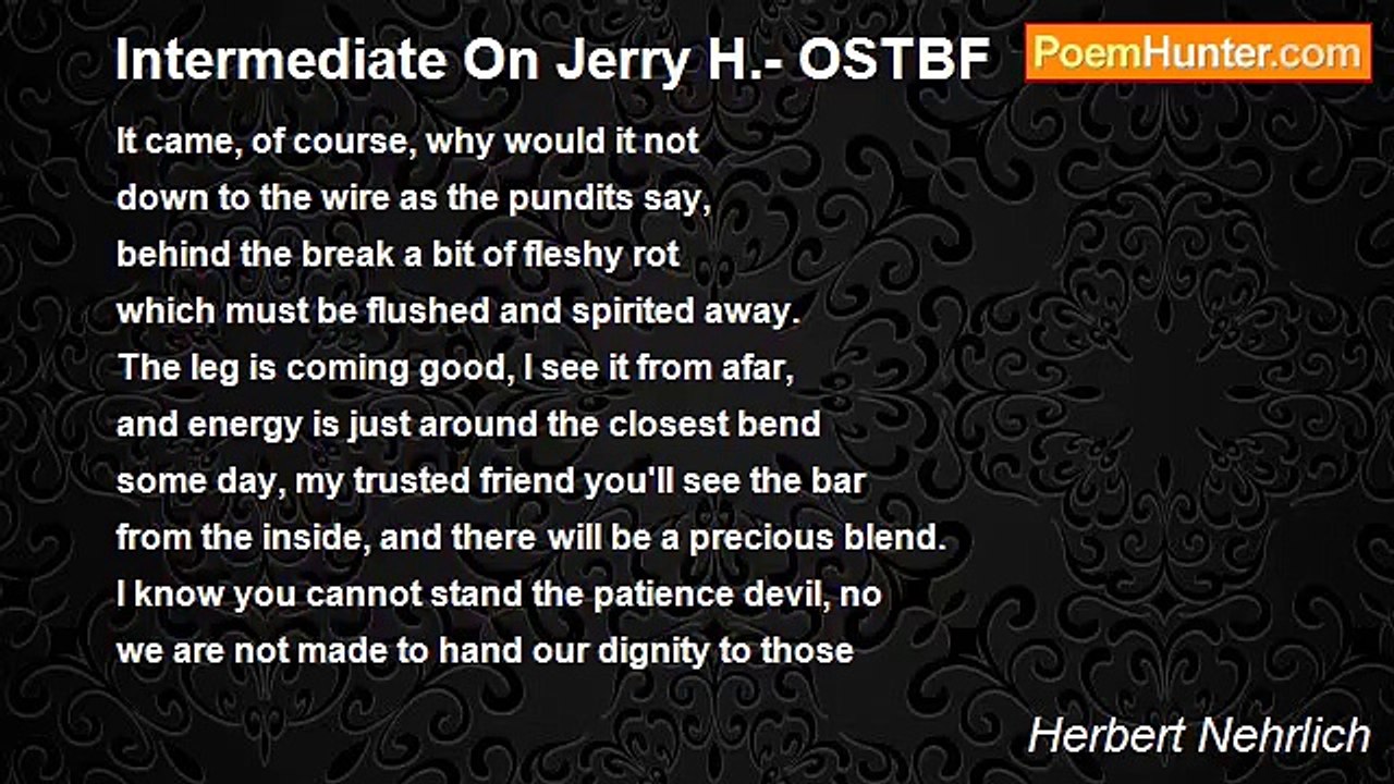 Herbert Nehrlich - Intermediate On Jerry H.- OSTBF