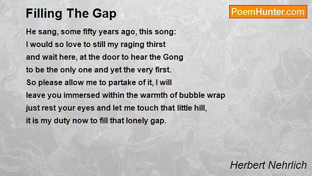 Herbert Nehrlich - Filling The Gap