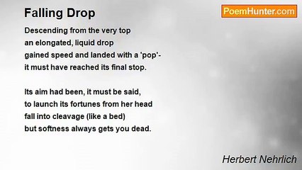 Herbert Nehrlich - Falling Drop