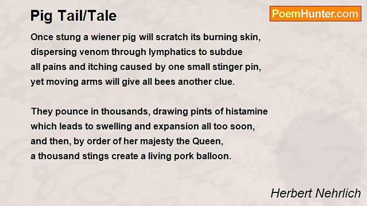 Herbert Nehrlich - Pig Tail/Tale