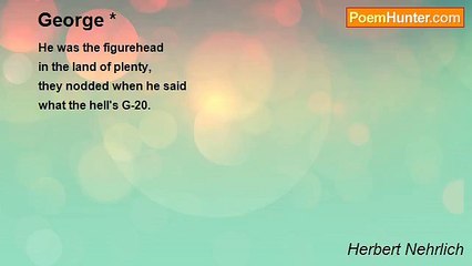 Herbert Nehrlich - George *