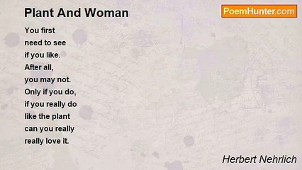 Herbert Nehrlich - Plant And Woman