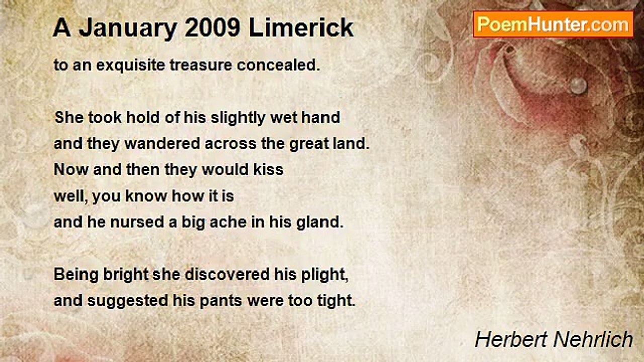 Herbert Nehrlich - A January 2009 Limerick