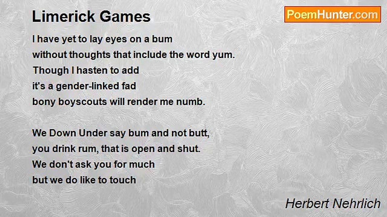 Herbert Nehrlich - Limerick Games