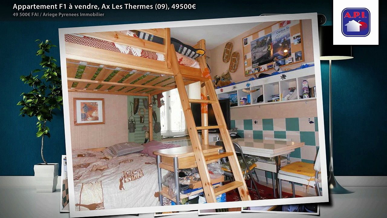 Appartement F1 à vendre, Ax Les Thermes (09), 49500€