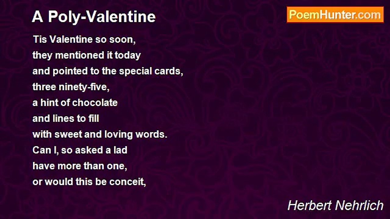 Herbert Nehrlich - A Poly-Valentine