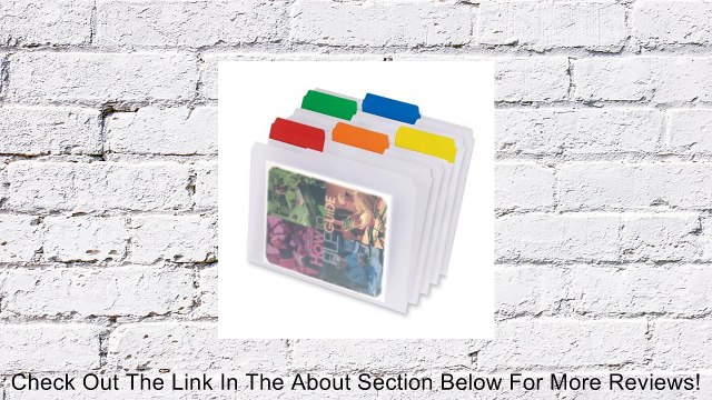 Pendaflex 75730, Easy View File Folder, Letter Size, Assorted Colors, 12 Pack Review