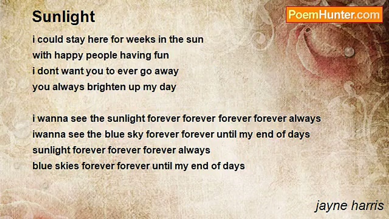 jayne harris - Sunlight