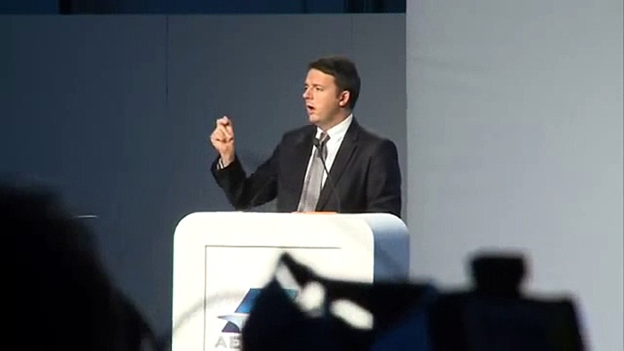 Villanova d'Albenga (SV) - Visita Renzi allo stabilimento Piaggio (07.11.14)