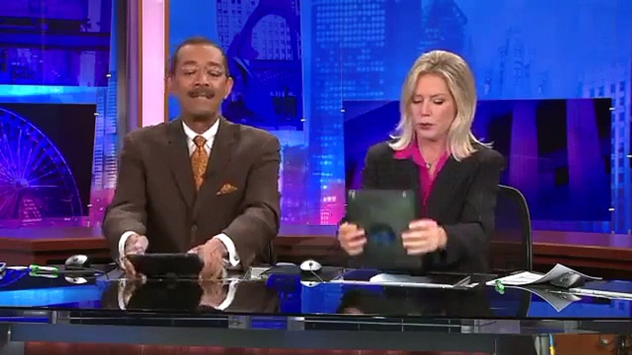 News Anchor Do During Ad Breaks