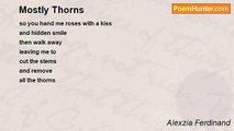 Alexzia Ferdinand - Mostly Thorns