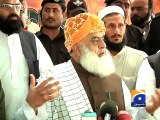 Maulana Fazlur Rehman on Sit-ins Situation-08 Nov 2014