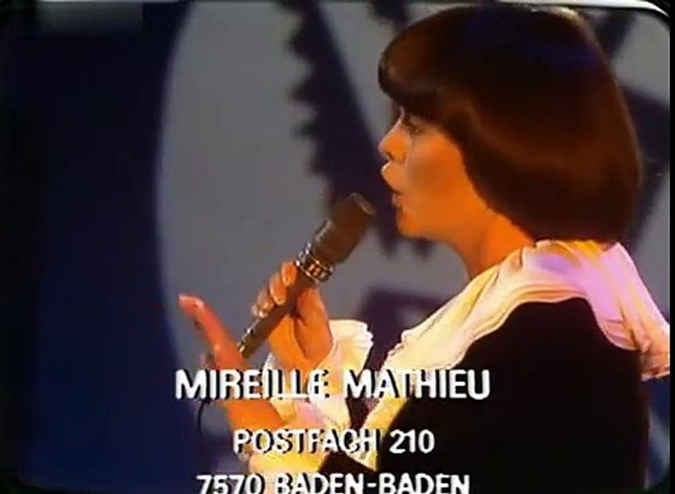Mireille Mathieu "Santa Maria" Vidéo Dailymotion