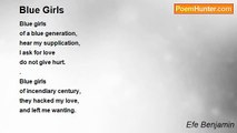 Efe Benjamin - Blue Girls