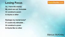 Marcus McKinley - Losing Focus