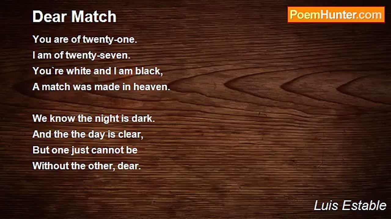 Luis Estable - Dear Match