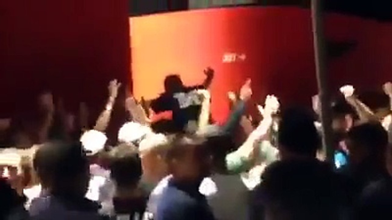 Coro Napoletani contro Romanisti a Bilbao (27/08/2014)