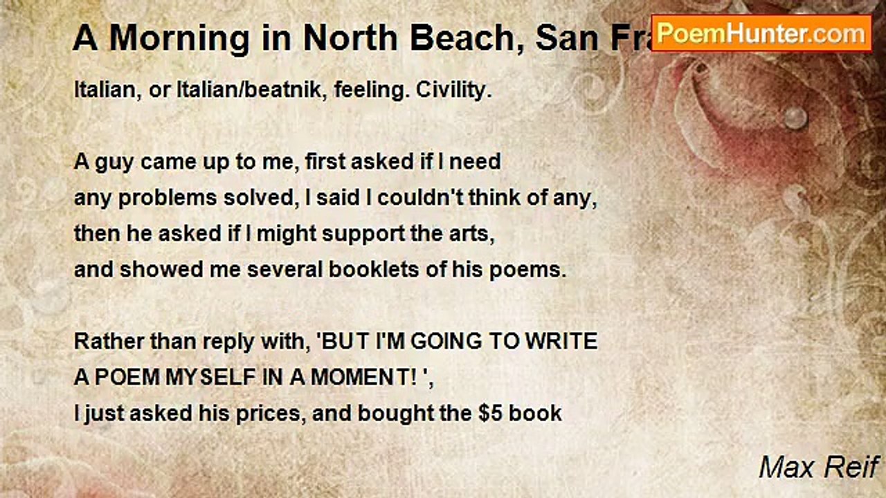 Max Reif - A Morning in North Beach, San Francisco