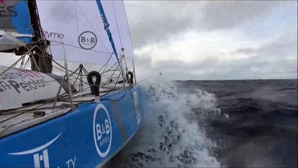 Ça mouille fort à bord de Solidaires en Peloton...