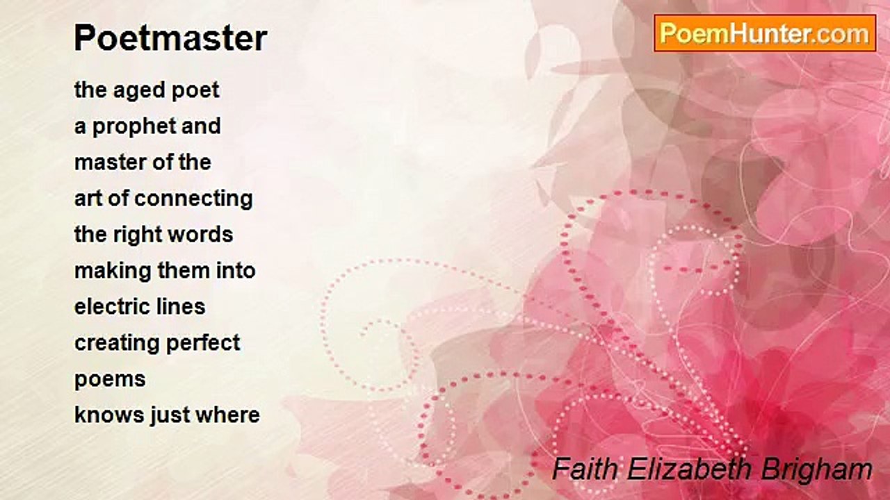 Faith Elizabeth Brigham - Poetmaster