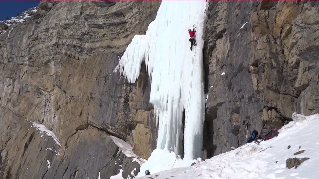 Joli day on ice. Cascades de glace en Amérique du nord. Février 2014