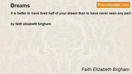 Faith Elizabeth Brigham - Dreams