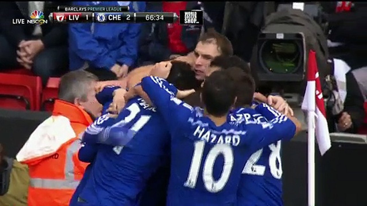 Liverpool vs Chelsea~Diego Costa Goal ~English Premiere League 8 November  2014