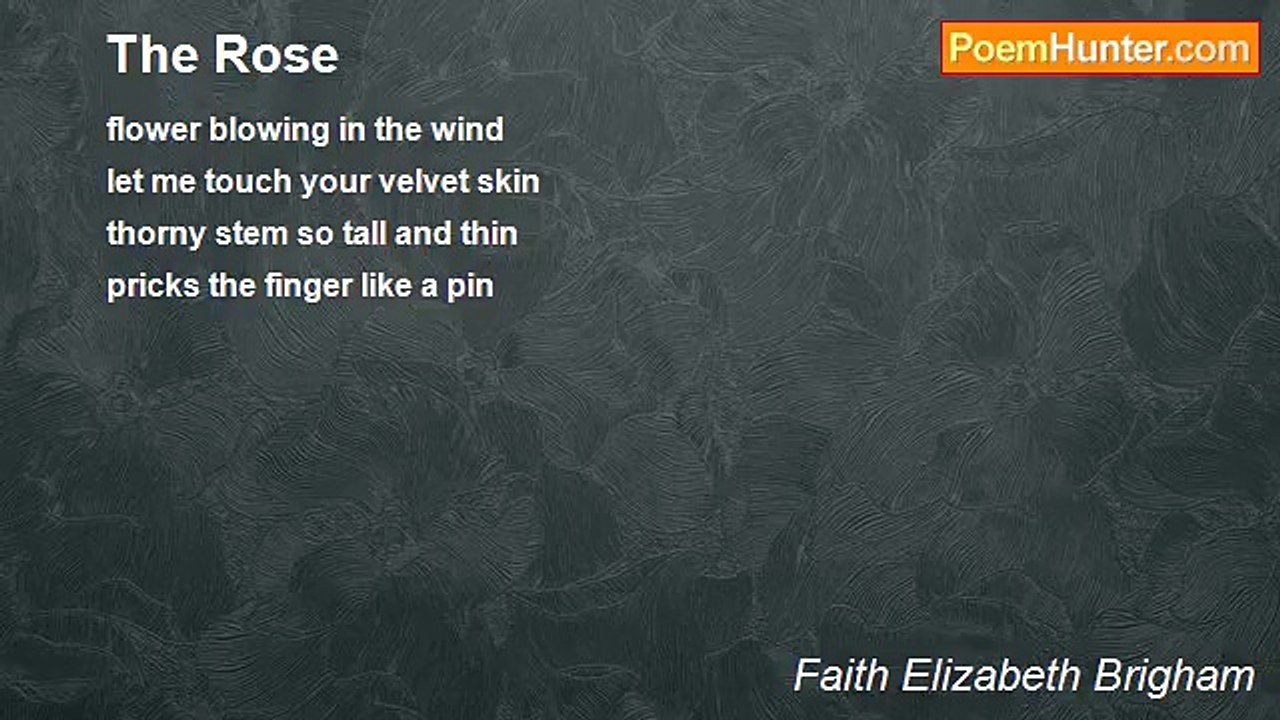 Faith Elizabeth Brigham - The Rose