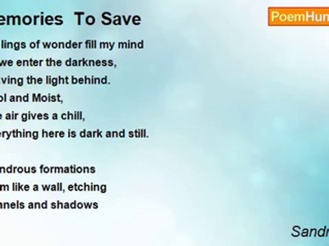 Sandra Finch - Memories To Save