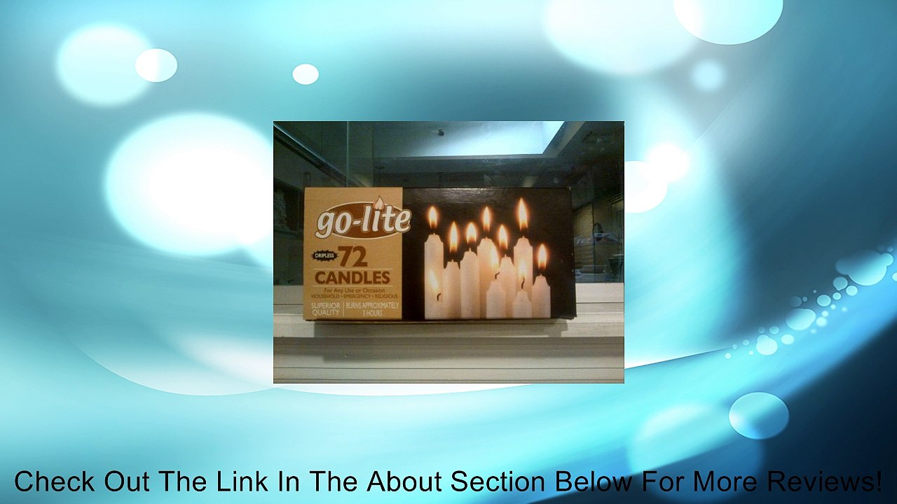 Shabbat Candles 72 Ct 3 Hr Review