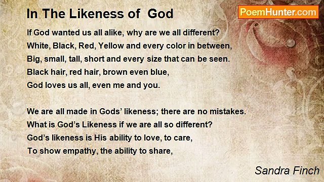 Sandra Finch - In The Likeness of God