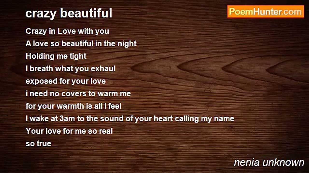 nenia unknown - crazy beautiful