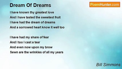 Bill Simmons - Dream Of Dreams