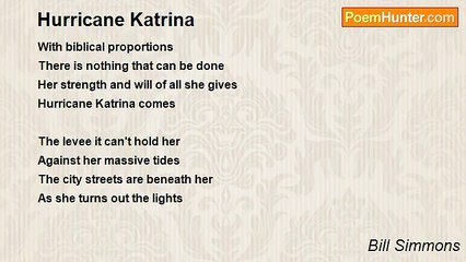Bill Simmons - Hurricane Katrina