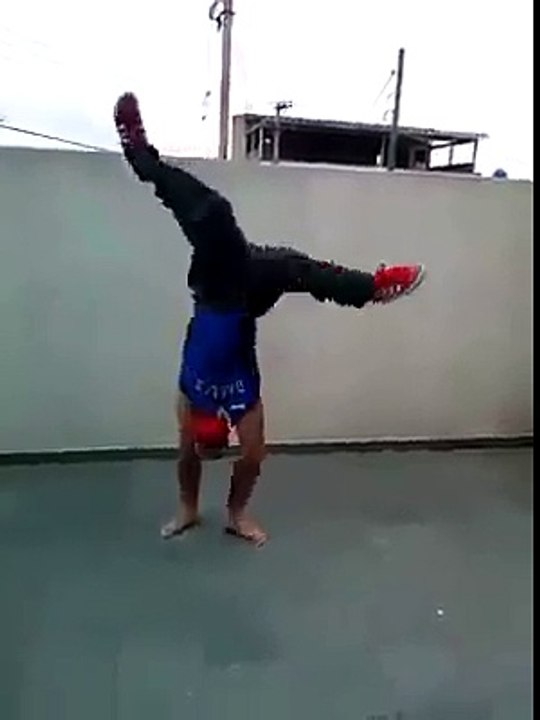 man funny exercise